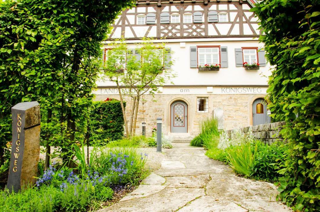 Landgasthof Am Koenigsweg Ohmden Exterior foto